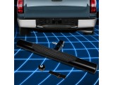 Universal 2" Receiver Brake Light Trailer Tow/Towing Hitch Rear Step Bar Black